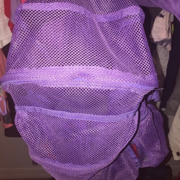 Purple mesh backpack - Picture 2 of 4